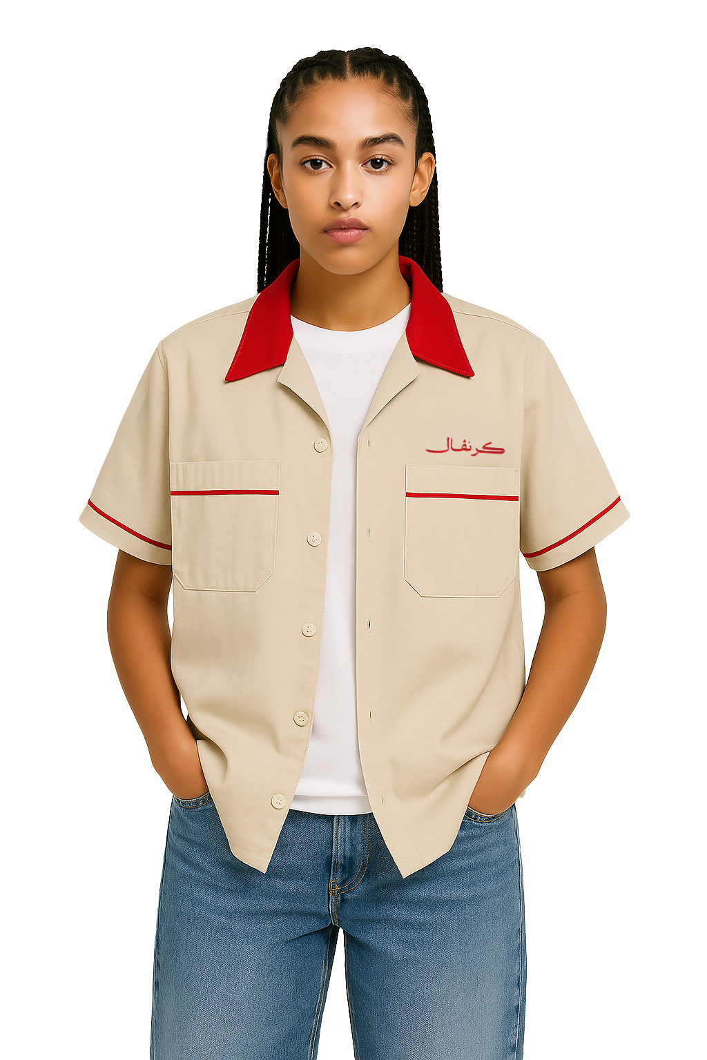 Beige shirt
