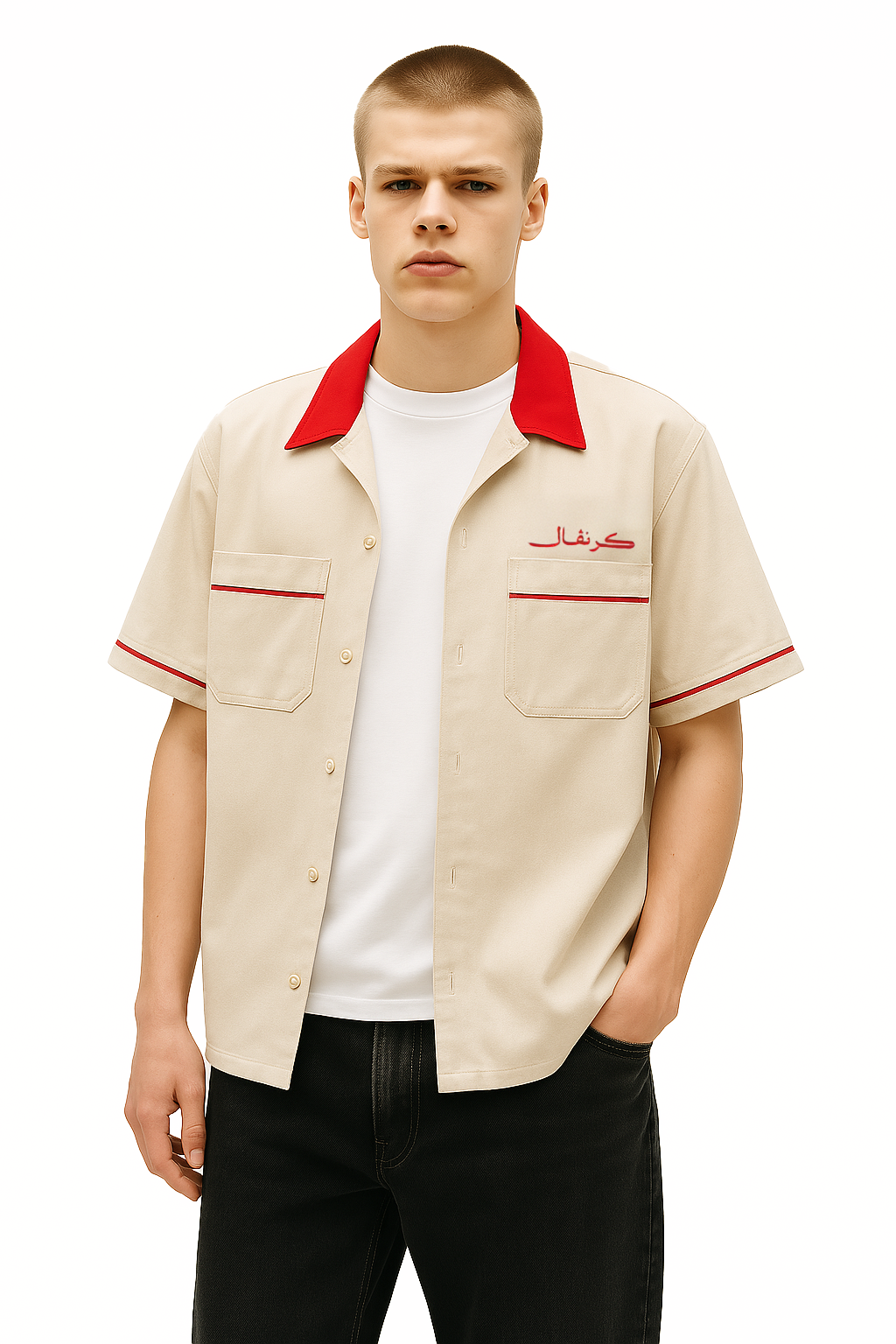Beige shirt